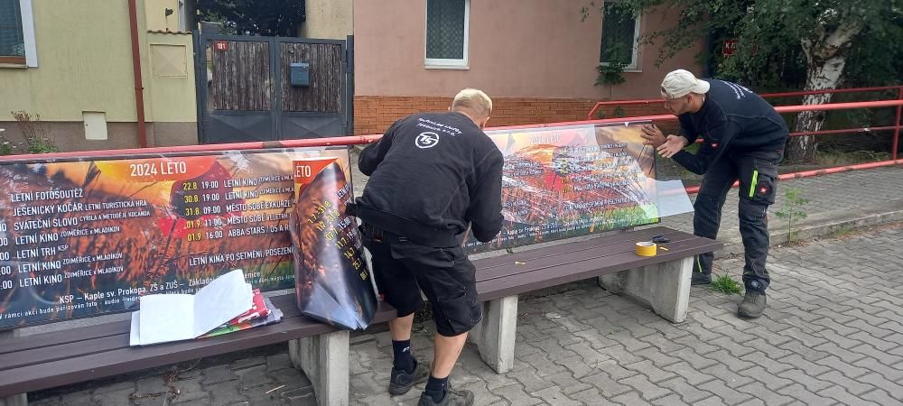 Umístění plakátů