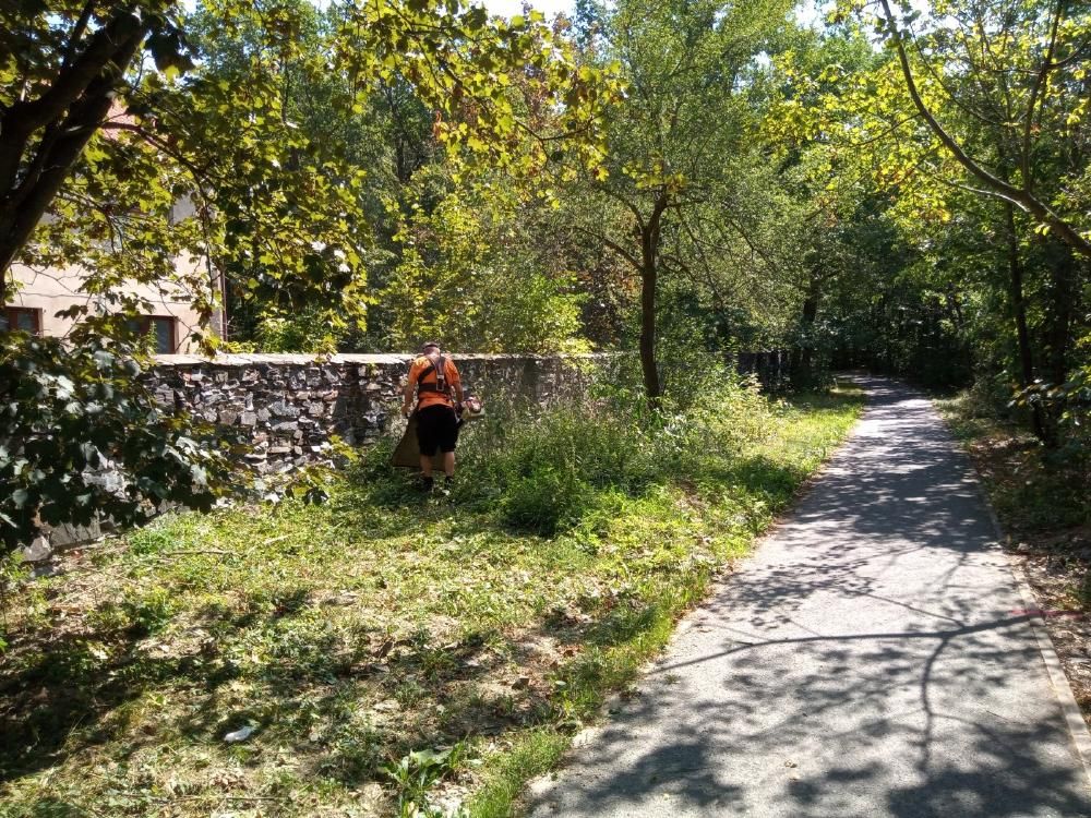 &Uacute;držba cyklostezky